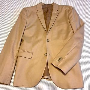 H&M Khaki Stretch Chino Suit